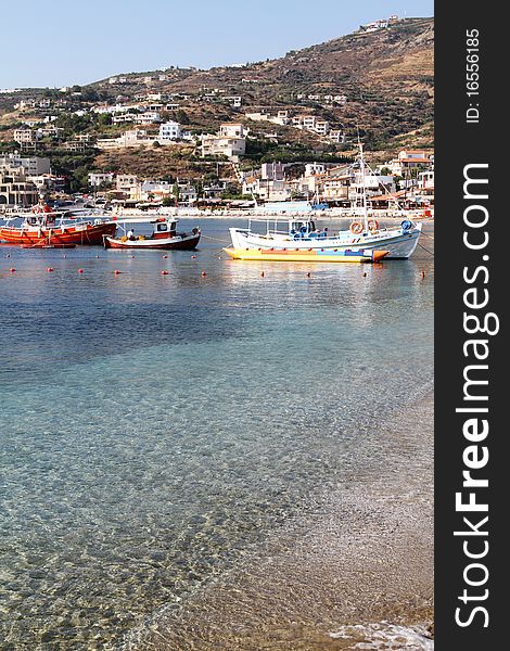 Fishing Boats on the island of Crete