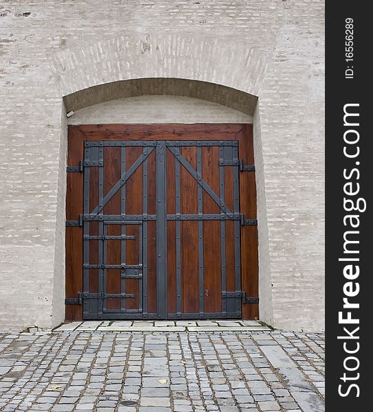 To Castle in Brno, Wooden Structure. To Castle in Brno, Wooden Structure