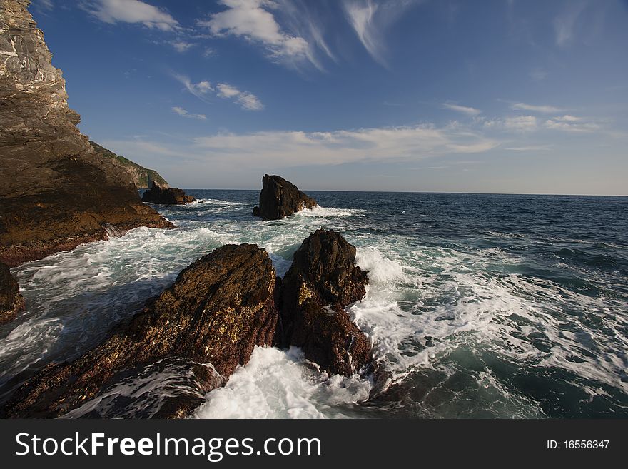 Beautiful seascape, Italy