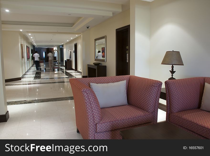 Stylish furniture in the luxury arabic hotel. Stylish furniture in the luxury arabic hotel