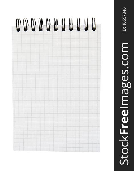 Notebook with black wireo for your design