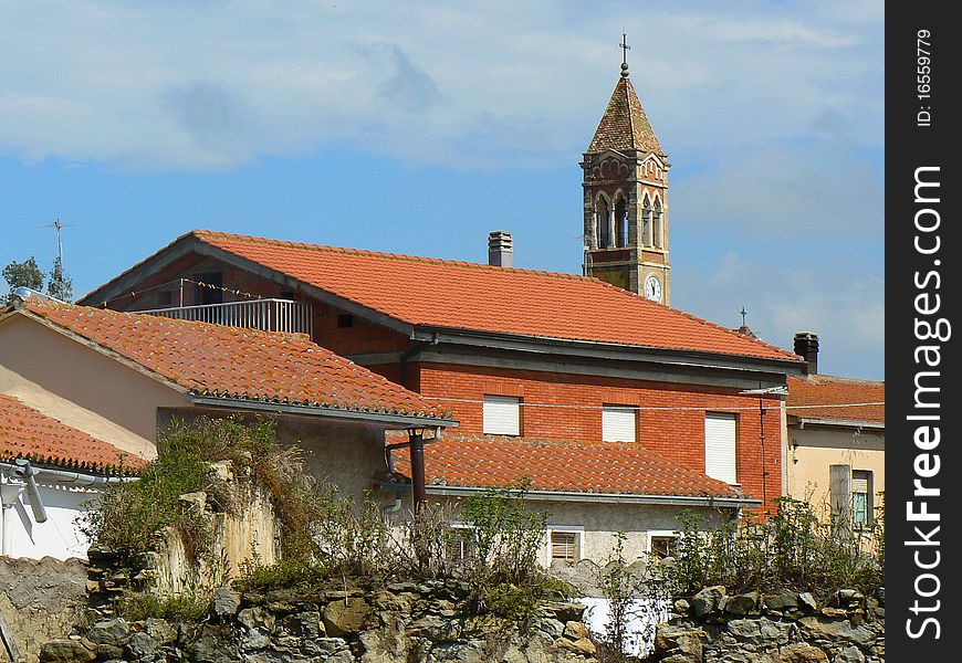 Old church in Sardinia, Italy