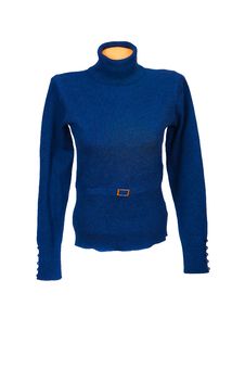 Chic Sweater On A White. Royalty Free Stock Images Chic Sweater On A White. Royalty Free Stock Images