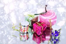 Christmas Decoration With Snowflakes Royalty Free Stock Photos Christmas Decoration With Snowflakes Royalty Free Stock Photos