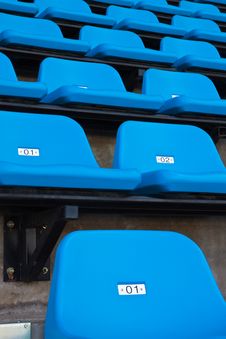 Blue Seat Royalty Free Stock Images Blue Seat Royalty Free Stock Images