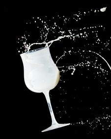 Milk Splash Stock Photos
