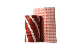 Poker Chips And The Cards Royalty Free Stock Photography Poker Chips And The Cards Royalty Free Stock Photography