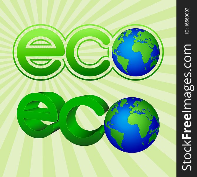Abstract Eco Background
