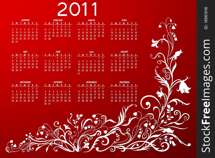 Calendar for 2011