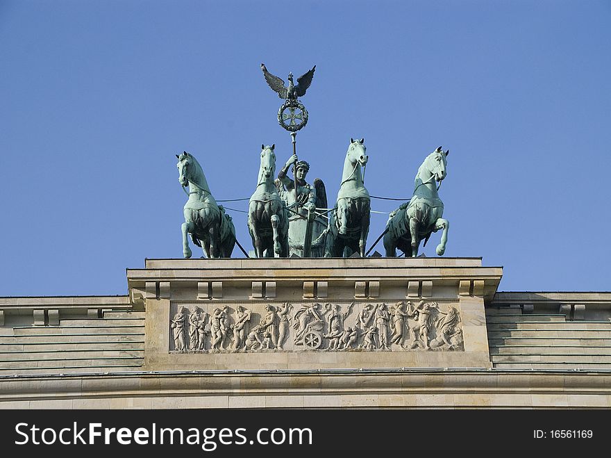 The brandenburg gate in berlin