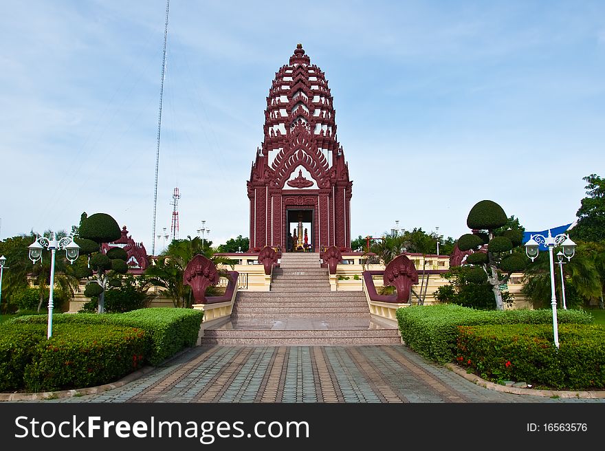 Prachuap Khiri Khan Province Thailand. Has many important respects the City Pillar is at the center of a province for over 100 years.Khmer Arts Building. Prachuap Khiri Khan Province Thailand. Has many important respects the City Pillar is at the center of a province for over 100 years.Khmer Arts Building.