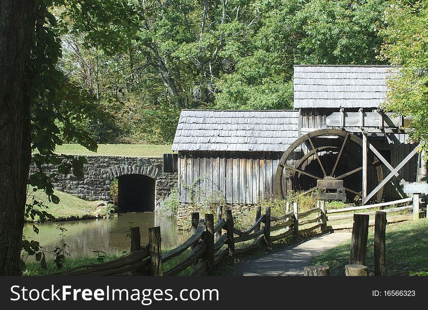 Mabry's Mill on the Blue Ridge Parkway in Virginia, USA