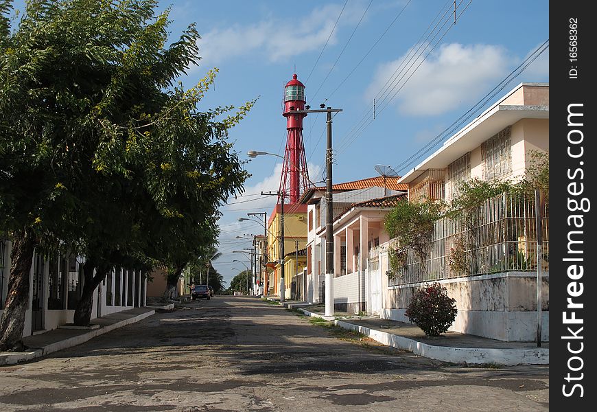 Street Lighthouse - Salinas city - Brazil