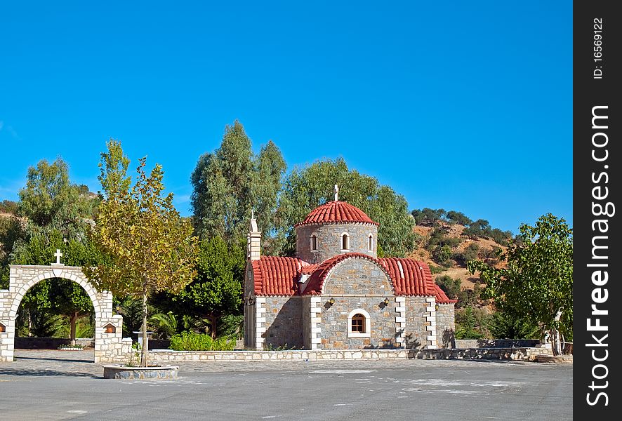 Greece orthodox chapel in Crete. Greece orthodox chapel in Crete.