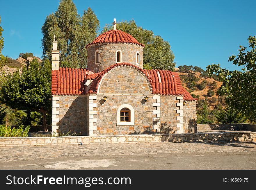 Greece orthodox chapel in Crete. Greece orthodox chapel in Crete.