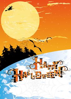 Halloween Card Royalty Free Stock Images
