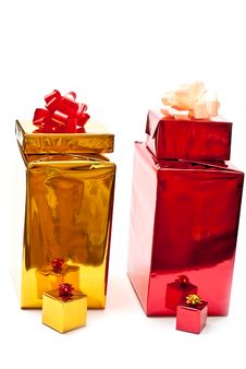 Yellow And Red Boxes Stock Photography Yellow And Red Boxes Stock Photography