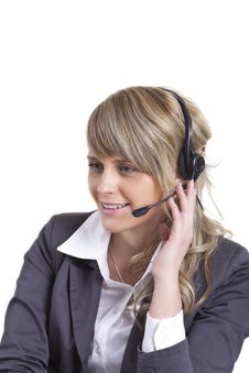 Call Center Agent Stock Photography