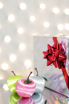 Three Christmas Ball Stock Photo Three Christmas Ball Stock Photo