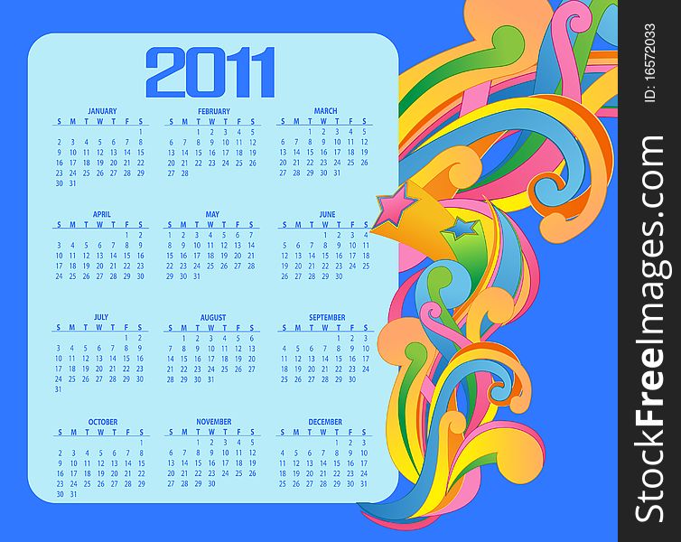 Calendar For 2011