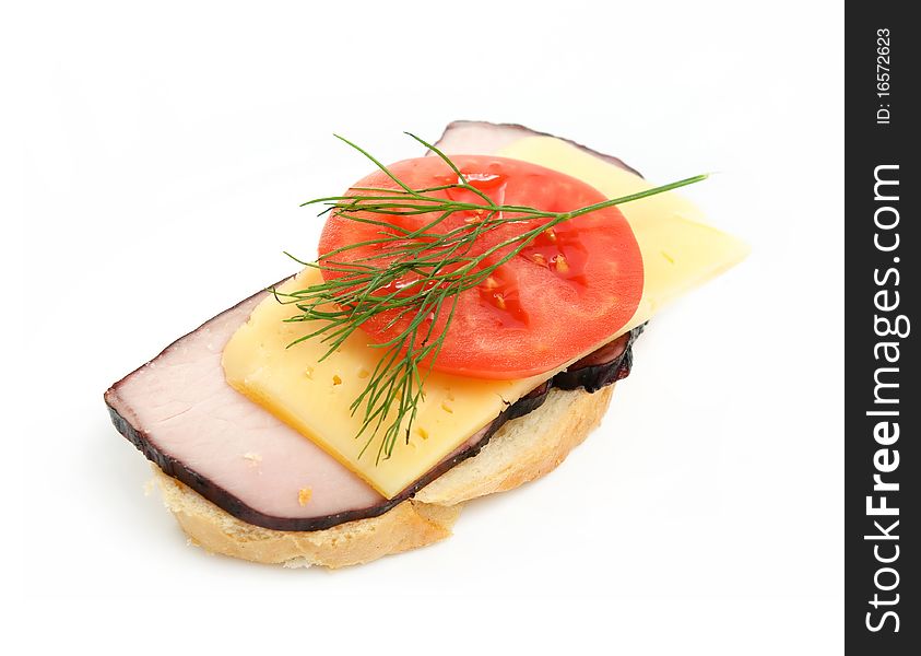 One Sandwich Isolated
