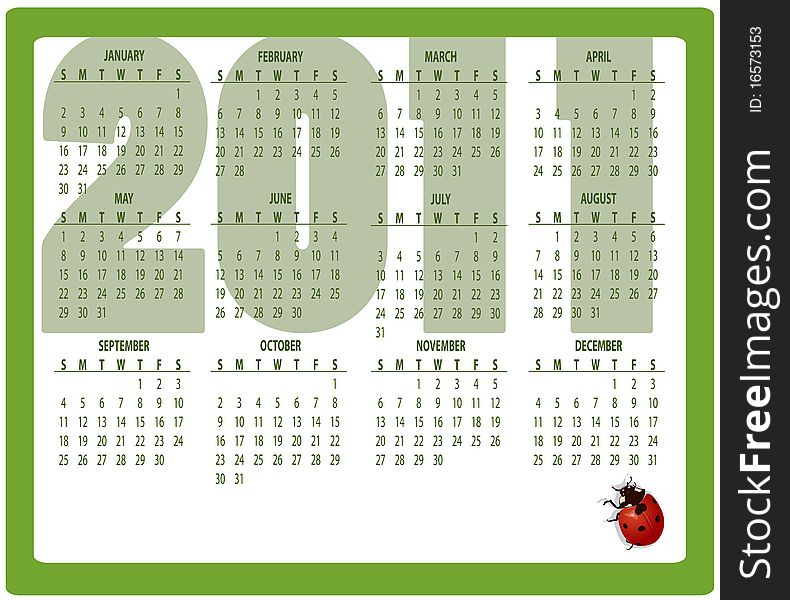 Calendar For 2011