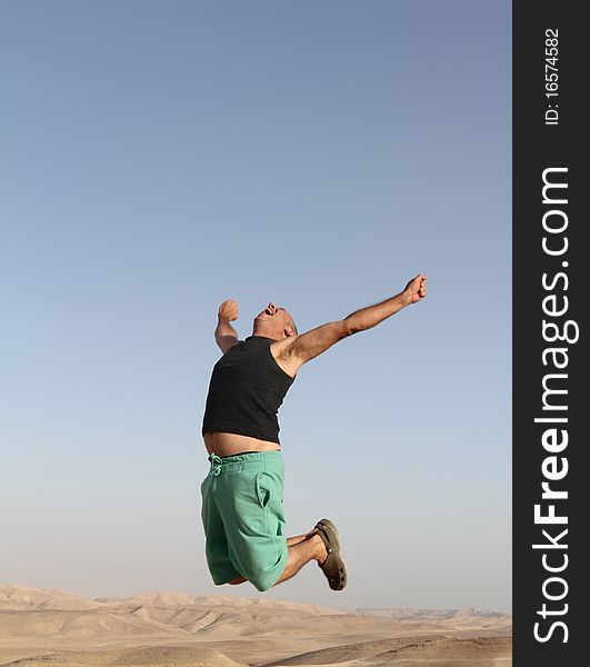 Leap of Faith from the desert. Leap of Faith from the desert