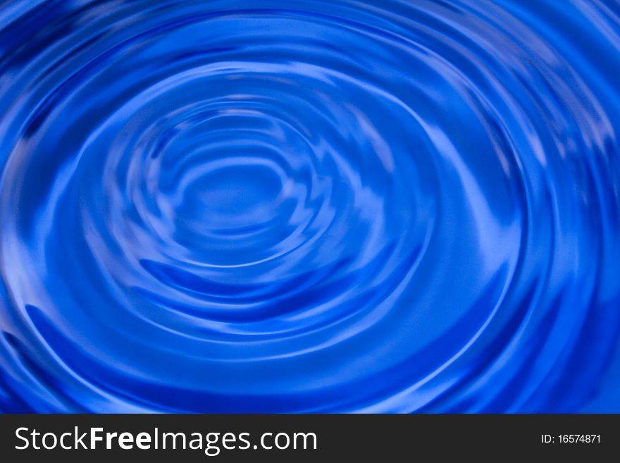 Waves on a surface of blue water. Waves on a surface of blue water.