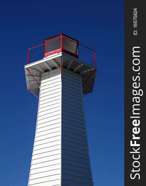 Cleveland Point restored lighthouse Originally build in 1865 and now restored Brisbane, Australia. Cleveland Point restored lighthouse Originally build in 1865 and now restored Brisbane, Australia