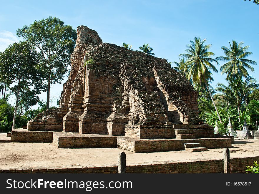 Thai older site in chaiya ,surathanee, thailand