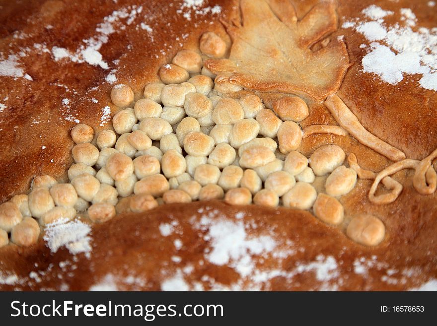 Closeup Of Delicious Homemade Christmas Bread