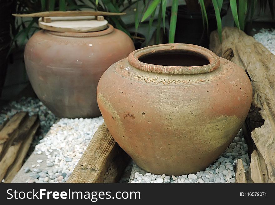 Jar made of clay