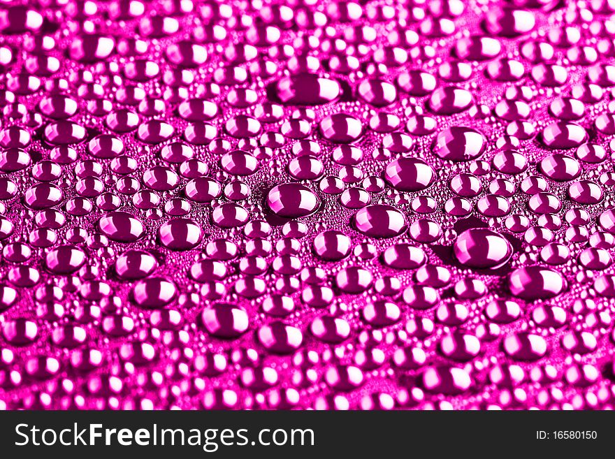 Many water drops for background