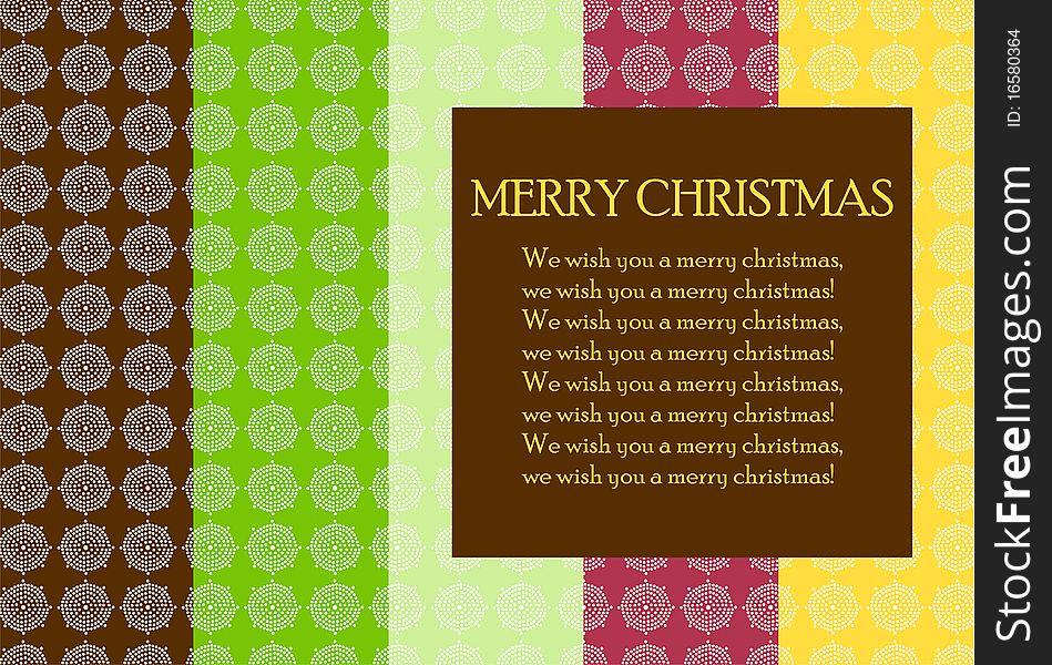 Colored christmas background with little snowflakes. Colored christmas background with little snowflakes