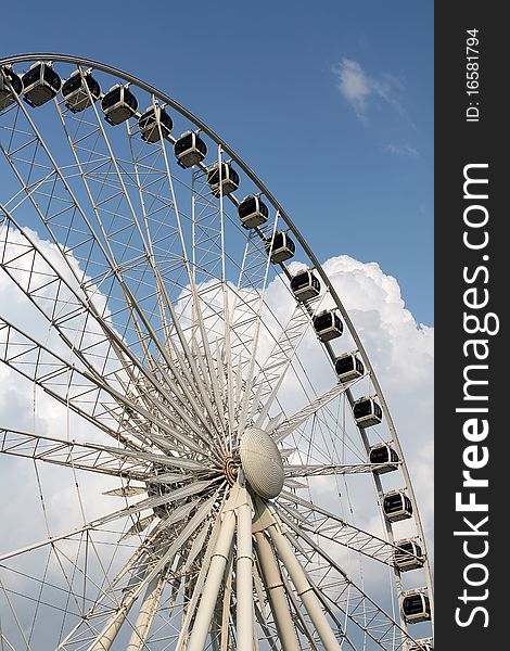 Detail of the ferris wheel