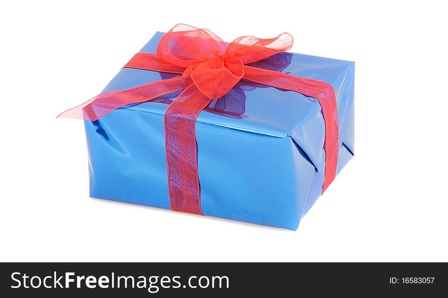 Gift Box Isolated Over White