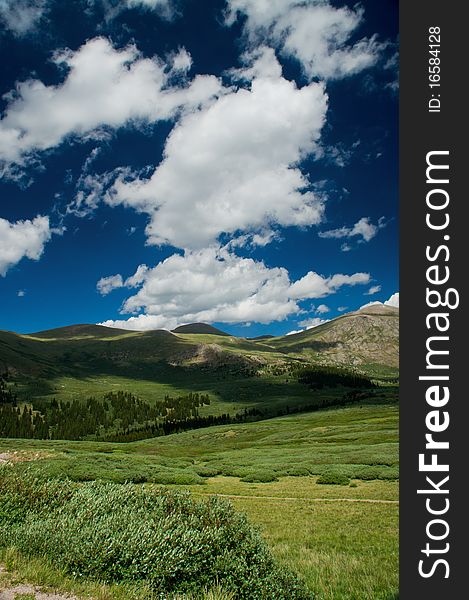 Beautiful skies of Colorado along the Rocky Mountains. Beautiful skies of Colorado along the Rocky Mountains