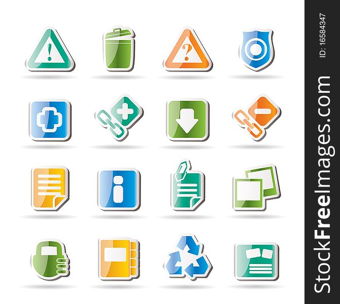 Web site and computer Icons - icon set