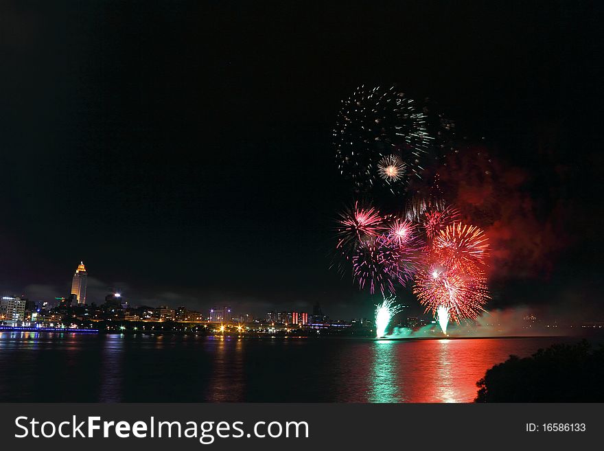 Fireworks ,TAIPEI - OCTOBER 10