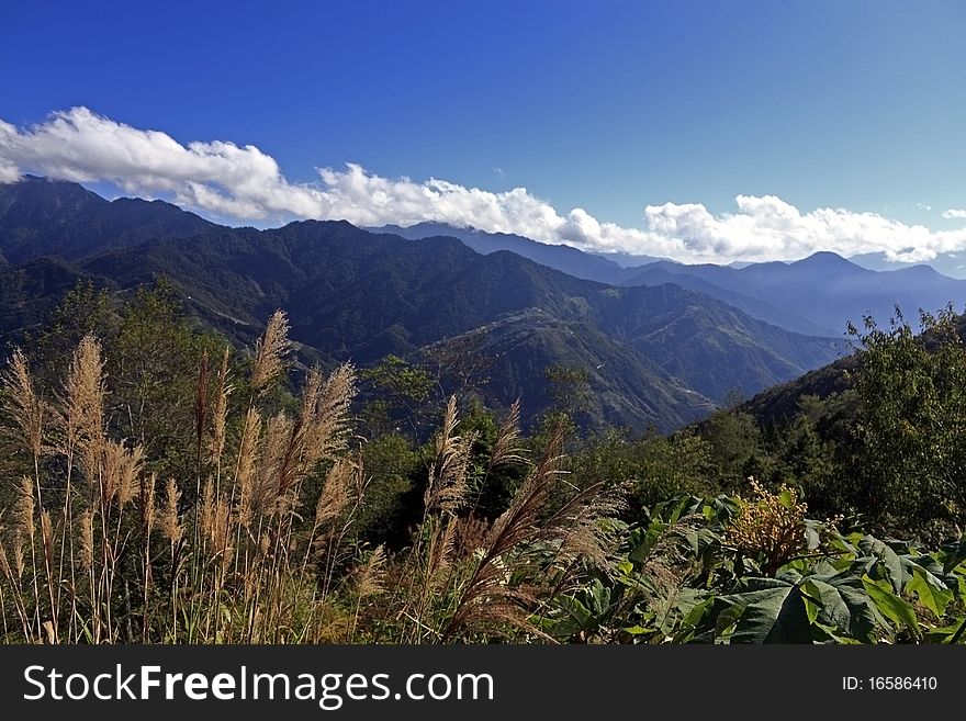 Taiwan Famous Landscape :Hehuan Mountain in taroko national park