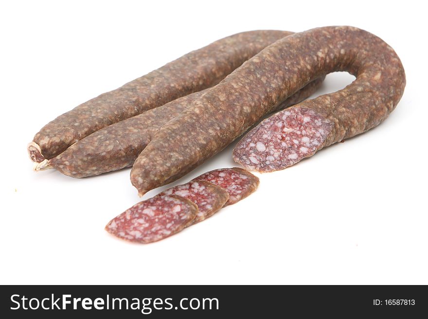 Sudzhuk - one of the traditional sausage from the Turkic peoples