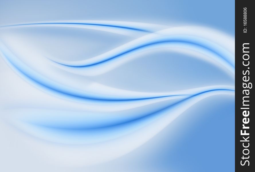 Blurry blue lines background abstraction