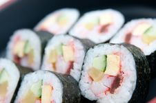 Makizushi Roll In The Lunch Time Stock Photography