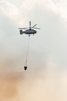 Fire Fighter Helicopter Stock Images