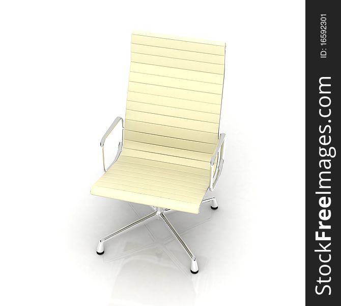 3d image of a modern chair