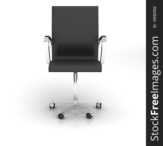 3d image of a modern chair