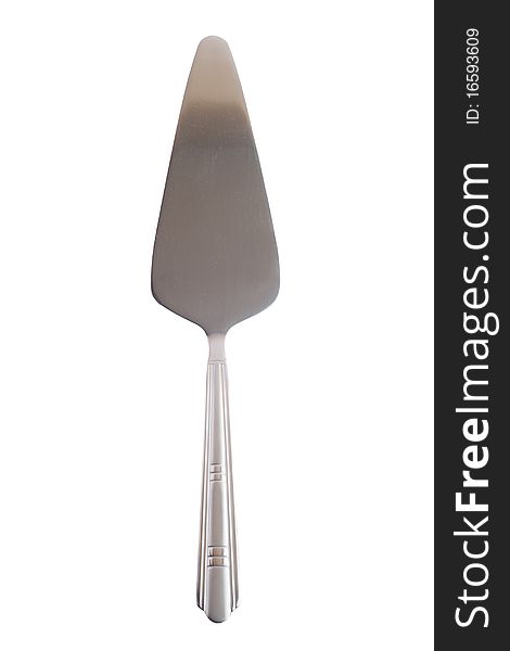 Silver Table Kitchen Trowel Isolated