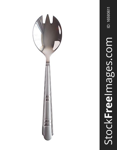 Silver Table Kitchen Spoon  Isolated