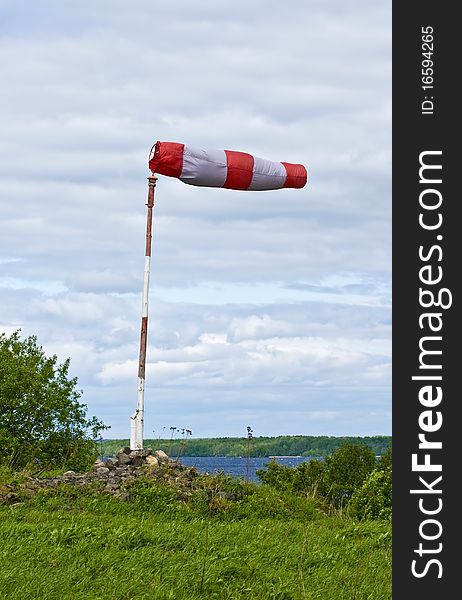 Airfield Flag On Kizhi Island