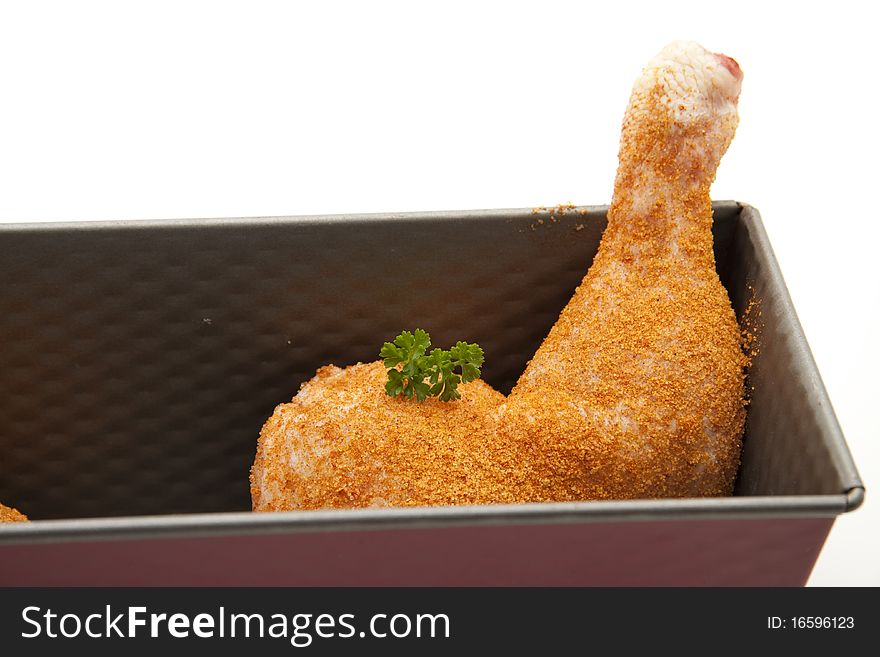 Seasoned chicken thighs